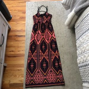 Charlotte Russe maxi dress large